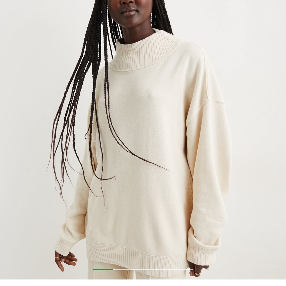 Aerie Down to Earth Oversized Mockneck Sweatshirt- size M